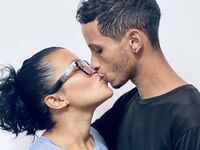 naughty cam girl sucking cock LuisaAndVictor