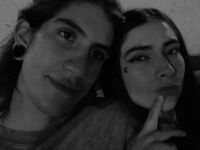 camgirl giving blowjob RavenAndLogan